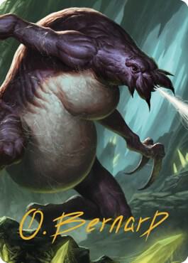 Ettercap Art Card Gold Stamped Signature 14 (Art Series: Commander Legends: Battle for Baldur's Gate)  | Good Games Adelaide SA