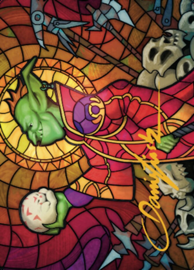 Squee, Dubious Monarch Art Card (Gold-Stamped Signature) [Dominaria United Art Series] | Good Games Adelaide SA