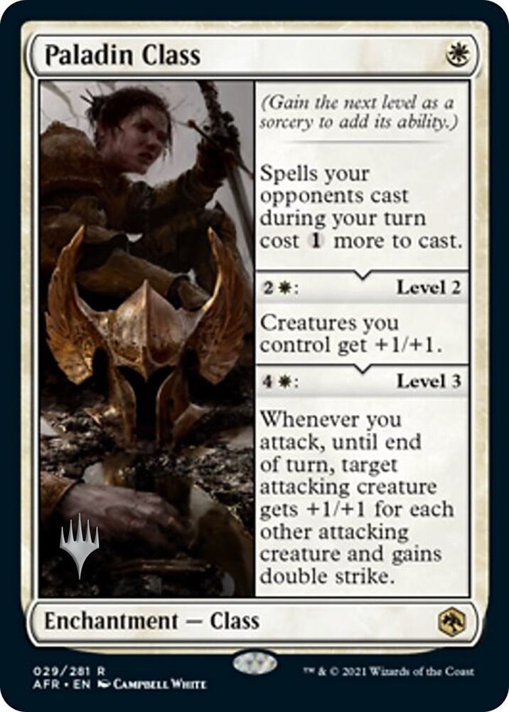 Paladin Class 29 (Promo Pack: Adventures in the Forgotten Realms)  | Good Games Adelaide SA