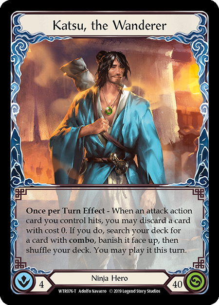Katsu // Katsu, the Wanderer [WTR077-T // WTR076-T] Alpha Print Normal | Good Games Adelaide SA