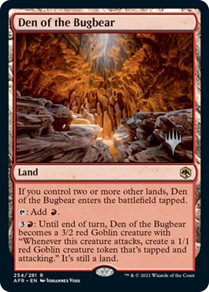 Den of the Bugbear 254 (Promo Pack: Adventures in the Forgotten Realms)  | Good Games Adelaide SA
