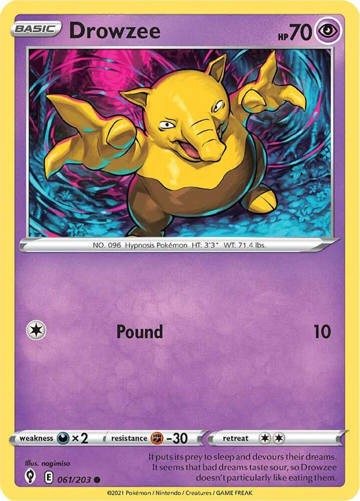 Drowzee 061/203 (SWSH07: Evolving Skies)  | Good Games Adelaide SA