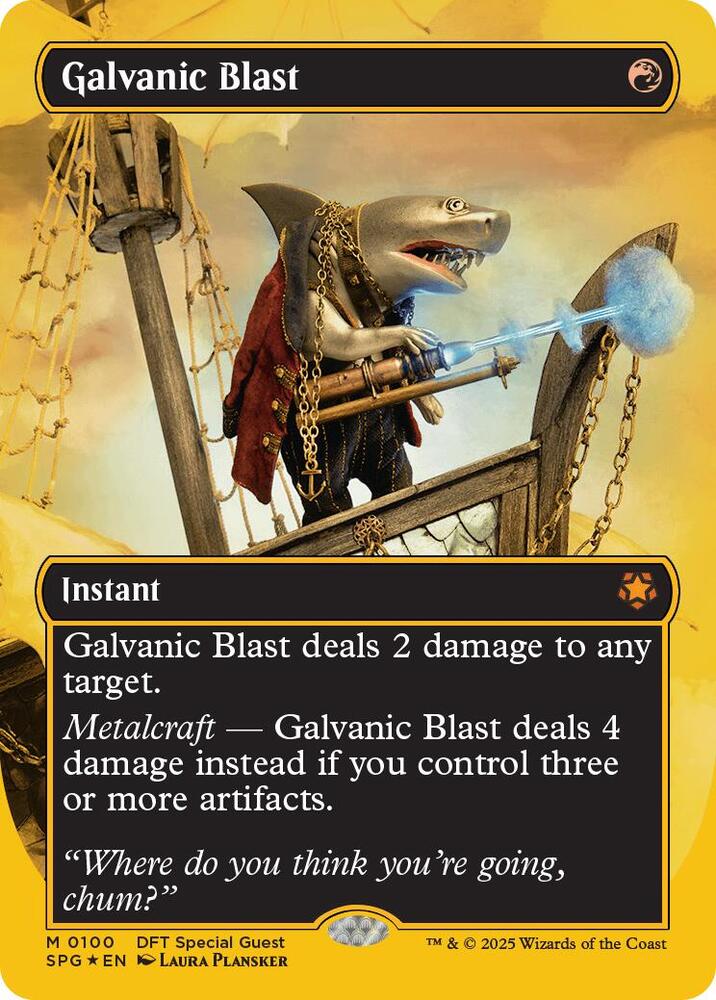 Galvanic Blast Borderless First Place Foil 100 (Special Guests)  - Foil | Good Games Adelaide SA
