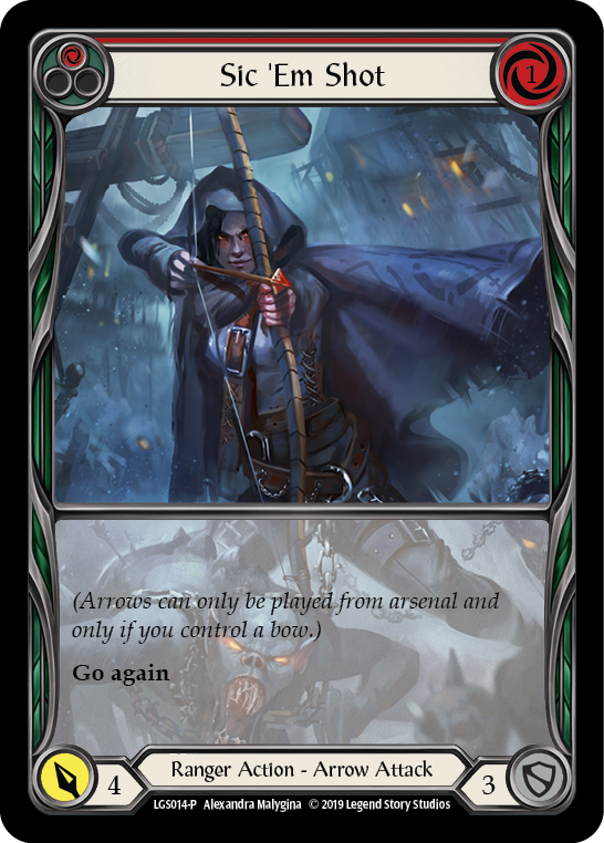 Sic 'Em Shot (Red) [LGS014-P] (Promo)  1st Edition Normal | Good Games Adelaide SA