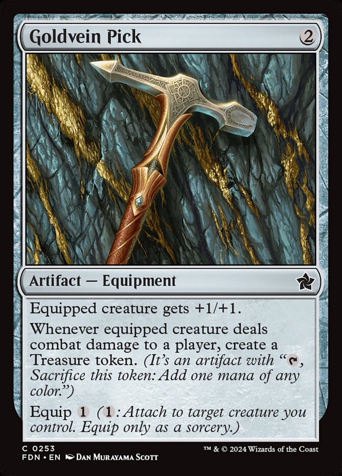 Goldvein Pick 253 (Foundations)  - Foil | Good Games Adelaide SA