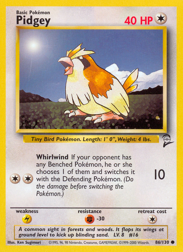 Pidgey (86/130) [Base Set 2] | Good Games Adelaide SA