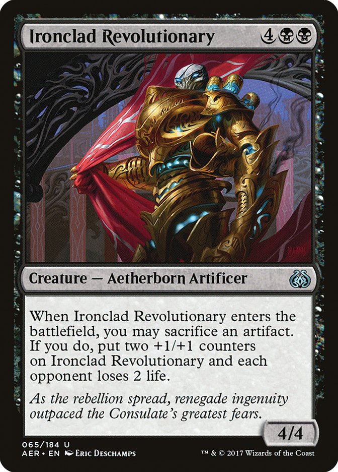 Ironclad Revolutionary 65 (Aether Revolt)  - Foil | Good Games Adelaide SA