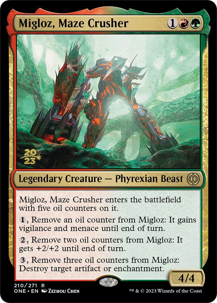 Migloz Maze Crusher 210 (Prerelease Cards)  - Foil | Good Games Adelaide SA