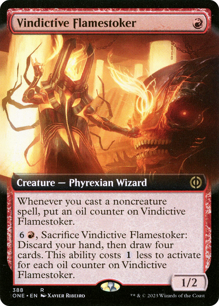 Vindictive Flamestoker (Extended Art) [Phyrexia: All Will Be One] | Good Games Adelaide SA
