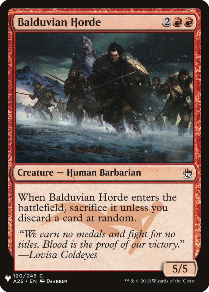 Balduvian Horde [Mystery Booster] | Good Games Adelaide SA