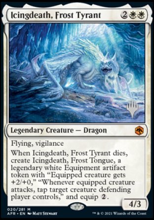 Icingdeath, Frost Tyrant (Promo Pack) [Dungeons & Dragons: Adventures in the Forgotten Realms Promos] | Good Games Adelaide SA