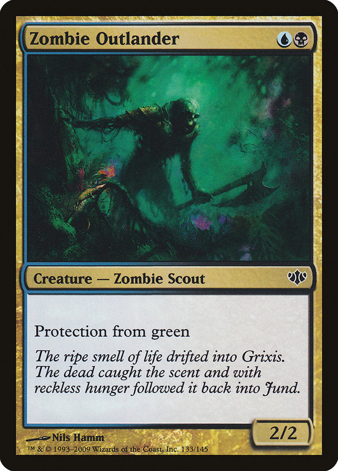 Zombie Outlander 133 (Conflux)  - Foil | Good Games Adelaide SA