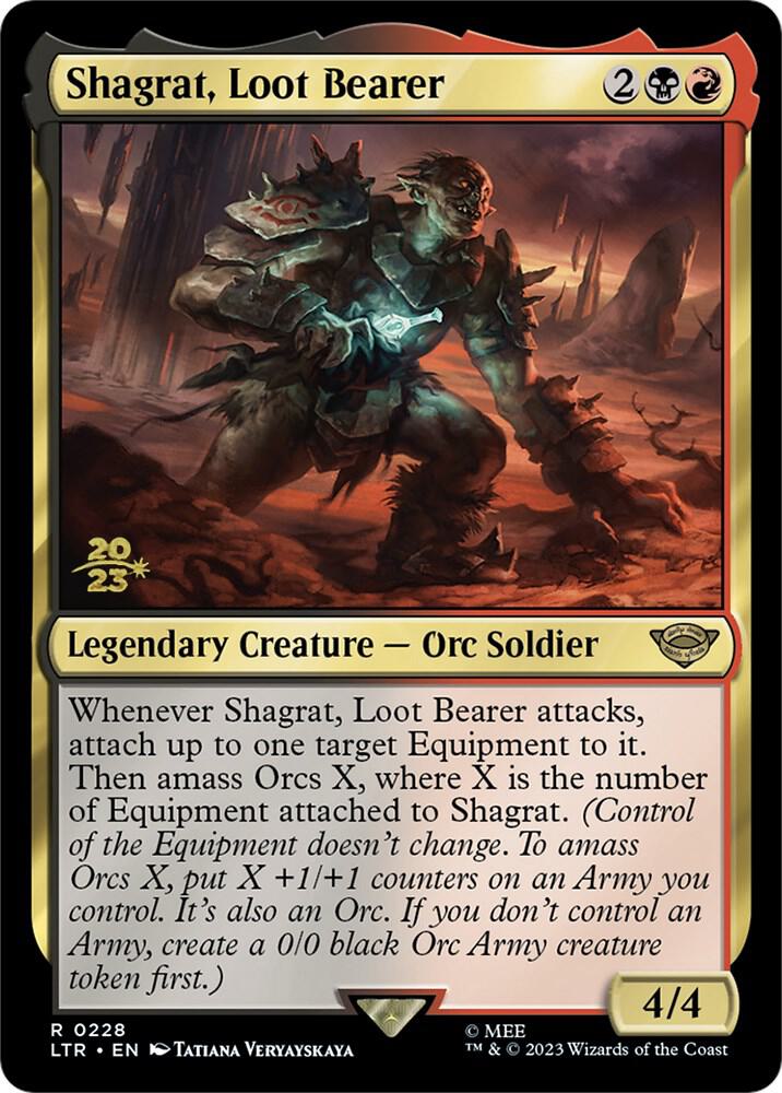 Shagrat Loot Bearer 228 (Prerelease Cards)  - Foil | Good Games Adelaide SA