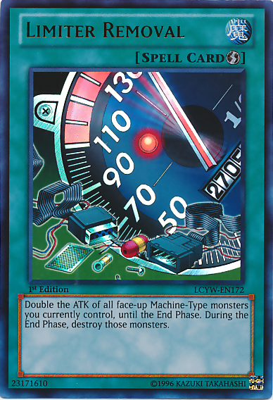 Limiter Removal [LCYW-EN172] Ultra Rare | Good Games Adelaide SA