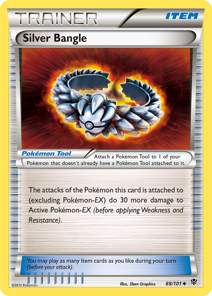 Silver Bangle (88/101) [Black & White: Plasma Blast] | Good Games Adelaide SA