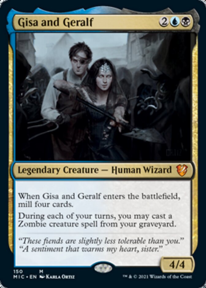 Gisa and Geralf [Innistrad: Midnight Hunt Commander] | Good Games Adelaide SA