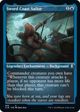 Sword Coast Sailor Foil Etched 489 (Commander Legends: Battle for Baldur's Gate)  - Foil | Good Games Adelaide SA