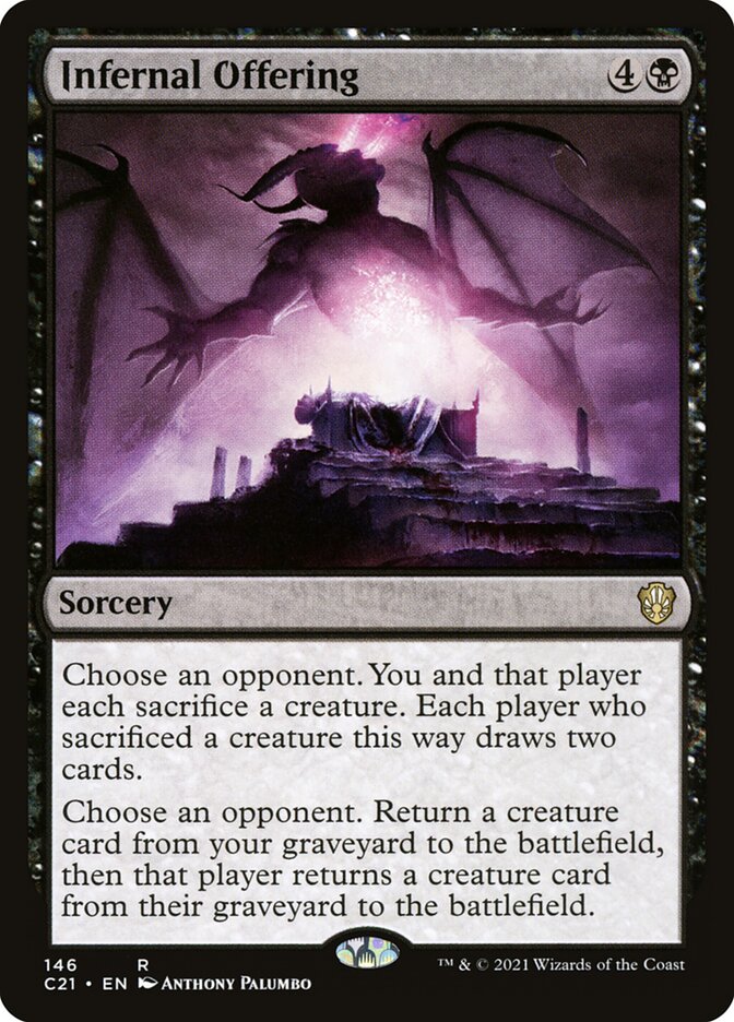 Infernal Offering 146 (Commander 2021)  | Good Games Adelaide SA