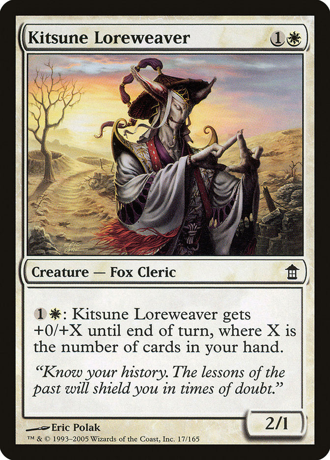 Kitsune Loreweaver 17 (Saviors of Kamigawa)  - Foil | Good Games Adelaide SA