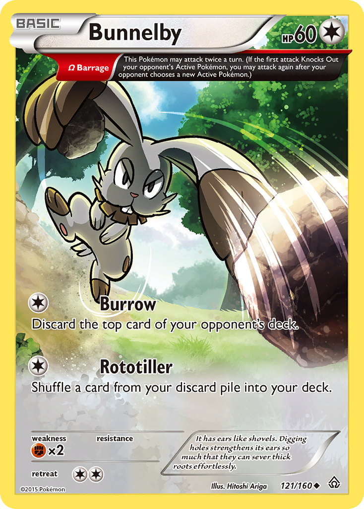Bunnelby (121/160) [XY: Primal Clash] | Good Games Adelaide SA