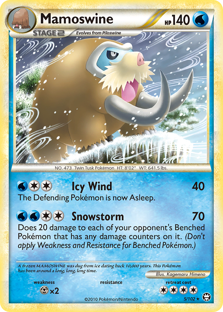 Mamoswine (5/102) [HeartGold & SoulSilver: Triumphant] | Good Games Adelaide SA