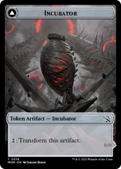 Incubator // Phyrexian (18) Double-Sided Token [March of the Machine Tokens] | Good Games Adelaide SA
