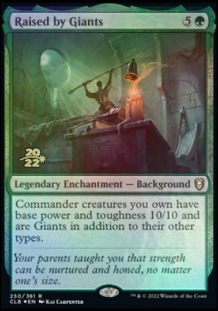 Raised by Giants [Commander Legends: Battle for Baldur's Gate Prerelease Promos] | Good Games Adelaide SA