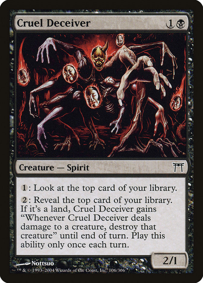 Cruel Deceiver 106 (Champions of Kamigawa)  | Good Games Adelaide SA