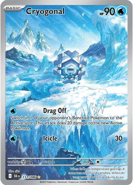 Cryogonal 111/086 (SV: Black Bolt)  - Holofoil | Good Games Adelaide SA