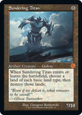 Sundering Titan 57 (The Brothers' War: Retro Frame Artifacts)  | Good Games Adelaide SA