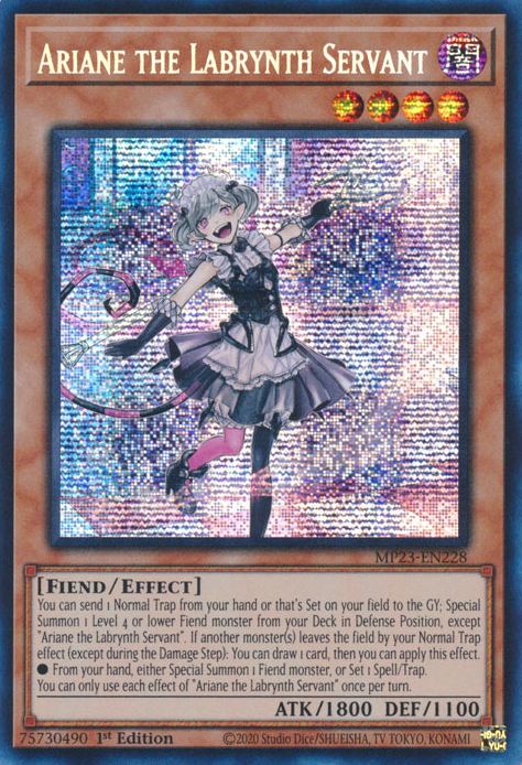 Ariane the Labrynth Servant [MP23-EN228] Prismatic Secret Rare | Good Games Adelaide SA