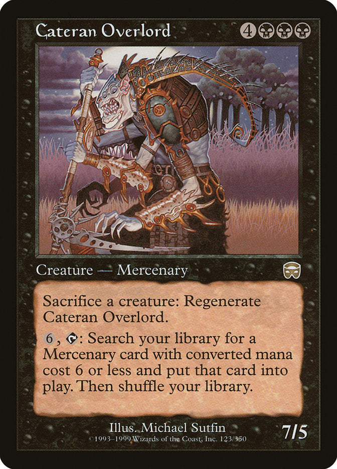 Cateran Overlord 123 (Mercadian Masques)  - Foil | Good Games Adelaide SA