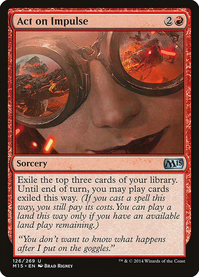 Act on Impulse 126 (Magic 2015 (M15))  - Foil | Good Games Adelaide SA