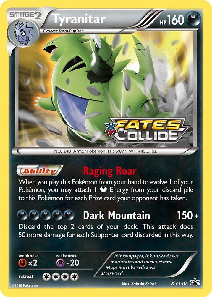 Tyranitar Prerelease XY130 (XY Promos)  - Holofoil | Good Games Adelaide SA