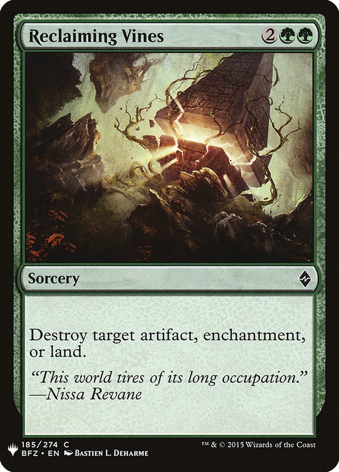 Reclaiming Vines [Mystery Booster] | Good Games Adelaide SA