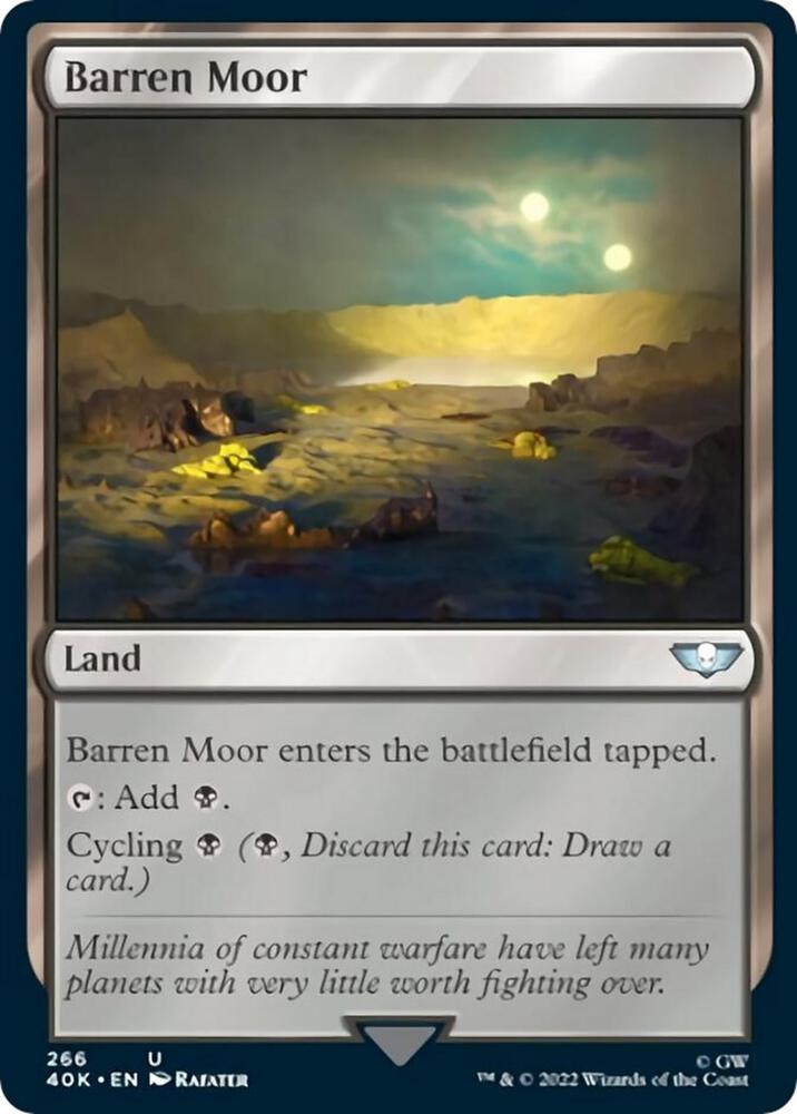 Barren Moor 266 (Universes Beyond: Warhammer 40,000)  | Good Games Adelaide SA