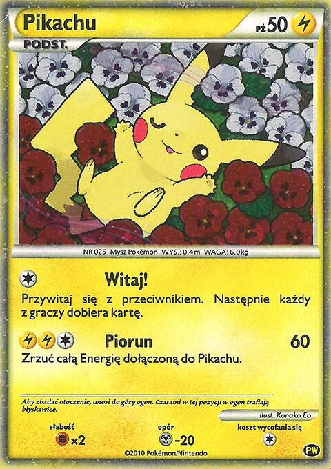 Pikachu Polish PW 8 (Pikachu World Collection Promos)  - Holofoil | Good Games Adelaide SA