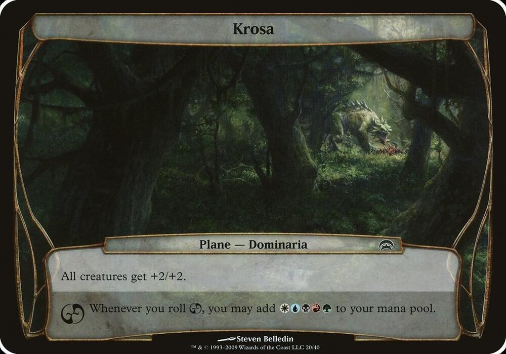 Krosa Planechase  (Oversize Cards)  | Good Games Adelaide SA