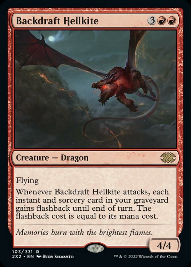 Backdraft Hellkite [Double Masters 2022] | Good Games Adelaide SA