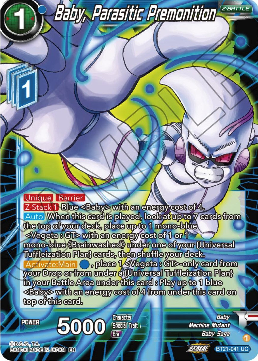 Baby, Parasitic Premonition (BT21-041) [ZENKAI Series: Set 04] | Good Games Adelaide SA