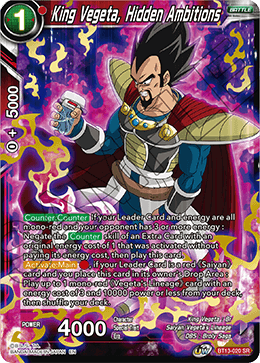 King Vegeta, Hidden Ambitions (Super Rare) [BT13-020] | Good Games Adelaide SA