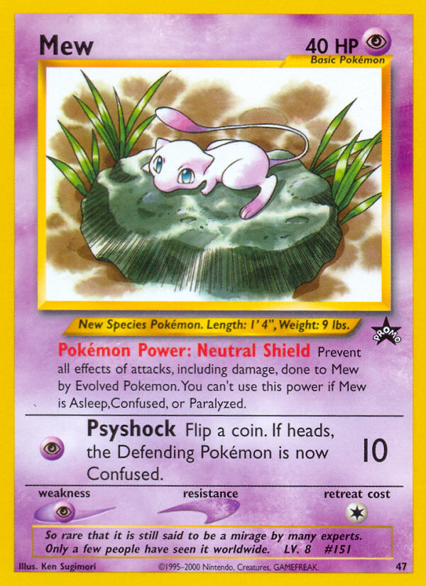Mew (47) [Wizards of the Coast: Black Star Promos] | Good Games Adelaide SA