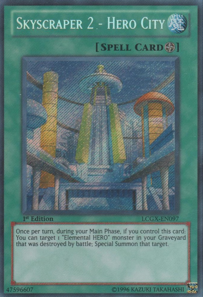 Skyscraper 2 - Hero City [LCGX-EN097] Secret Rare | Good Games Adelaide SA