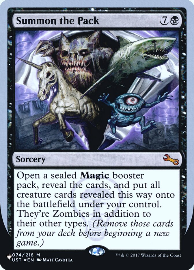Summon the Pack (Unfinity Foil Edition) [The List] | Good Games Adelaide SA