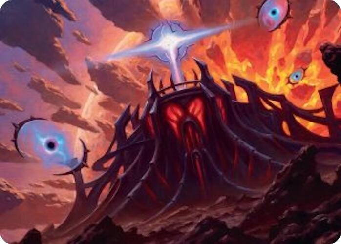 Secluded Starforge Art Card 32 (Art Series: Edge of Eternities)  | Good Games Adelaide SA