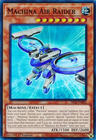 Machina Air Raider [SR10-EN002] Super Rare | Good Games Adelaide SA
