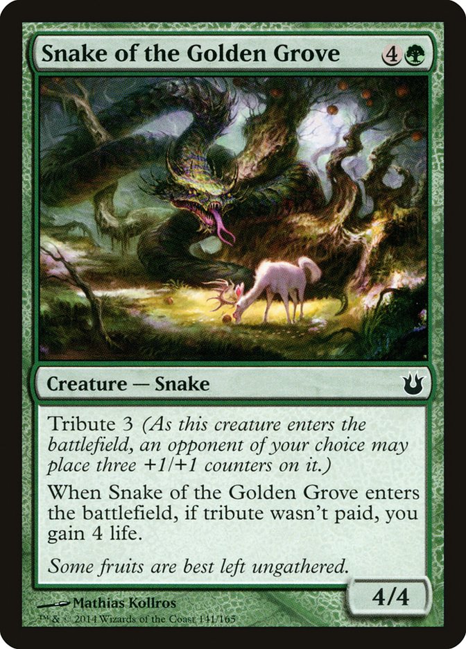 Snake of the Golden Grove 141 (Born of the Gods)  - Foil | Good Games Adelaide SA