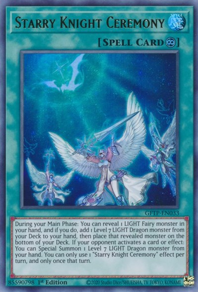 Starry Knight Ceremony [GFTP-EN033] Ultra rare | Good Games Adelaide SA