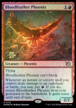 Bloodfeather Phoenix [March of the Machine Prerelease Promos] | Good Games Adelaide SA