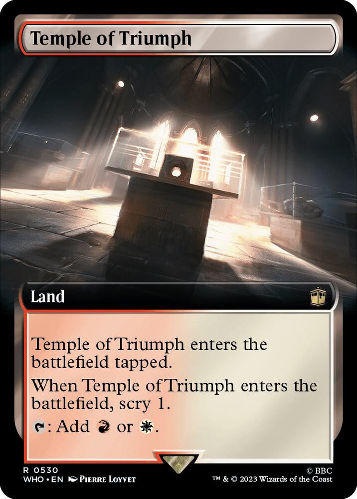 Temple of Triumph 530 (Universes Beyond: Doctor Who)  - Foil | Good Games Adelaide SA